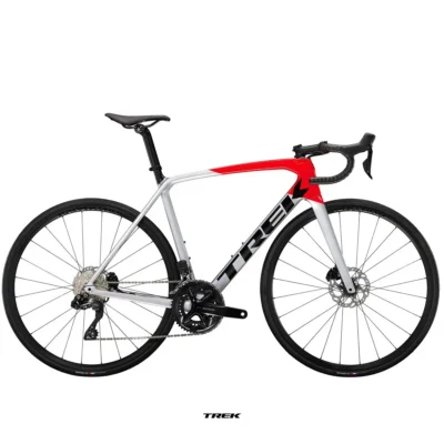 Шосеен велосипед TREK Emonda SL 6 Quicksilver/Radioactive Red от Bike Pro