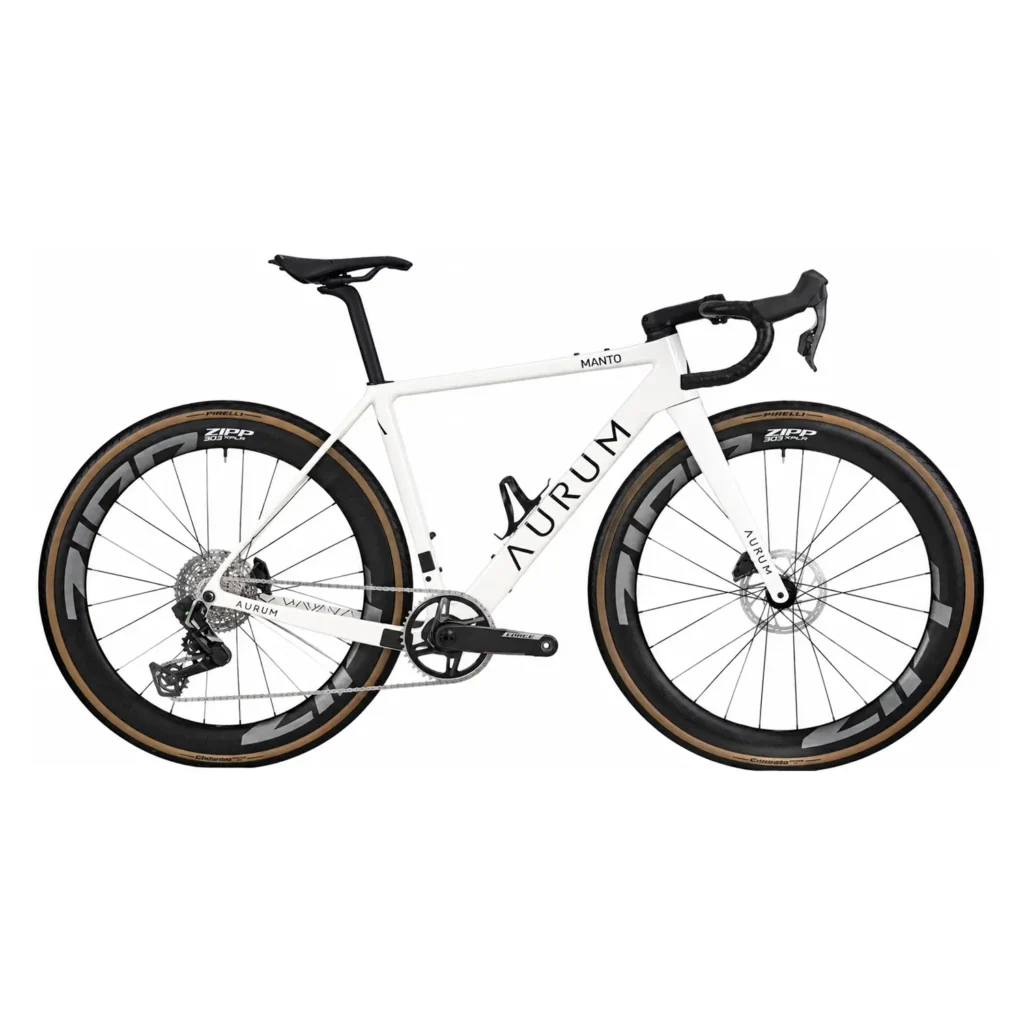 Гравел велосипед AURUM MANTO бял цвят от bike pro